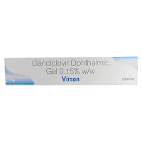 Фото Ганцикловир гель глазной (Вирган аналог) :: Virson 0,15%  5г
