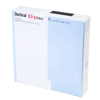 Фото Десферал (Дефероксамин) 500мг лиофилизированный порошок для инъекций №10