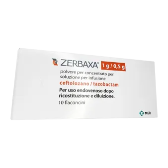 Зербакса порошок для приготовления инъек. р-ра 1000мг+500мг №10