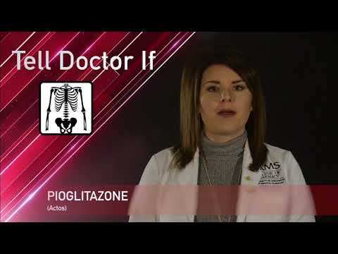 Видео о препарате Актос Пиоглитазон (Пиоглар, аналог Амальвия) табл. 30мг №28